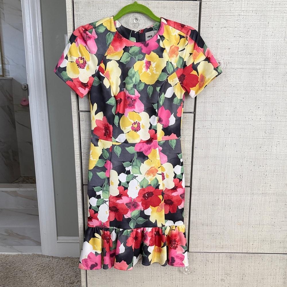 ASOS Floral Mini Dress - Multicolor